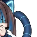 fluffy633Lurk emote for Discord