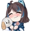 fluffy633Hugging emote for Discord