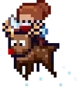 FlyingRogueReindeer emote for Discord