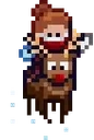 FlyingRogueReindeer emote for Discord