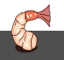 floorShrimp emote for Discord