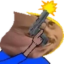 forsenGaGun emote for Discord