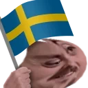 forsenSweden emote for Discord