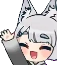 foxyWave emote for Discord