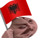 forsenAlbania emote for Discord