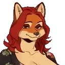 foxKiss emote for Discord