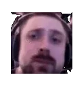 ForsenLookingAtYouCube emote for Discord