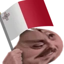 forsenMalta emote for Discord