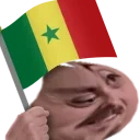 forsenSenegal emote for Discord