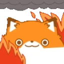 foxtatItisfine emote for Discord