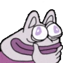 foxyThinkge emote for Discord