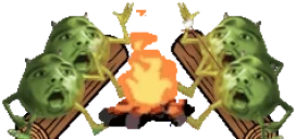fourmikeschillinbythefire emote for Discord
