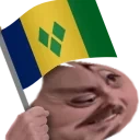 forsenSaintVincentAndGrenadines emote for Discord