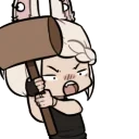 foxxBONK emote for Discord