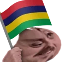 forsenMauritius emote for Discord