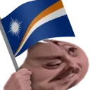 forsenMarshallIslands emote for Discord