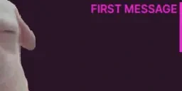 Firstwaosmessage emote for Discord