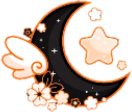 orangeandblackmoon emote for Discord