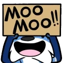 FizMooMooHype emote for Discord