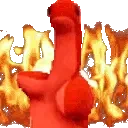 FireNessie emote for Discord