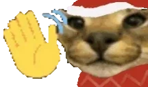 FloppaHey emote for Discord