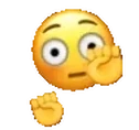 FlushedWoah emote for Discord