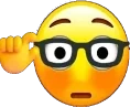 flushednerd emote for Discord
