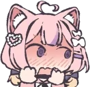 flustered emote for Discord