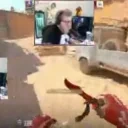 fl0mplayingcounterstrik animated emote for Discord, Twitch and Slack