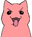 FreakyCatRed emote for Discord