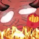 FRIESOFHELL emote for Discord