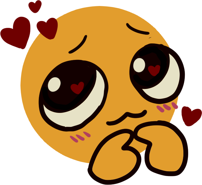 Adoring emote for Discord