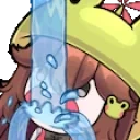 froggyHydrate emote for Discord