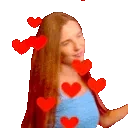 FrecklSlowHearts emote for Discord