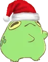 FrogSanta emote for Discord