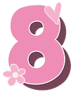 Pink_eight_heart_flower emote for Discord
