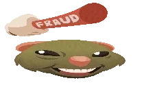 FRAUDCAUGHT emote for Discord