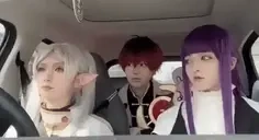 frierenFuckingDiesInACarCrash emote for Discord