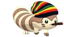 FurretHigh emote for Discord