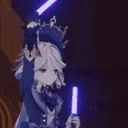 furinaHypePurple emote for Discord