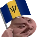 forsenBarbados emote for Discord