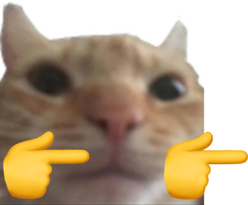 CatFingerGuns emote for Discord