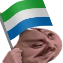 forsenSierraLeone emote for Discord