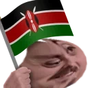 forsenKenya emote for Discord