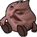 ForsenGaSitLookigAround emote for Discord