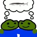 frennthinkingaboutjoel emote for Discord