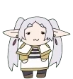 frierenHappy emote for Discord
