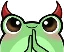 froggyEvil emote for Discord