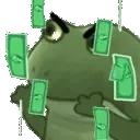 FrogeMoney emote for Discord