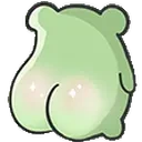 Frogbutt emote for Discord